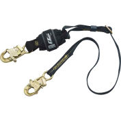 3M DBI-SALA® Force2 1246317 6' Adjustable Shock Absorbing Lanyard, Snap Hooks