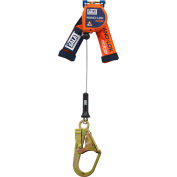 Nano-Lok 3500248 8' Quick Connect Self Retracting Lifeline, Galvanized Cable