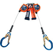 3M DBI-SALA® 3500231 Nano-Lok Edge Twin Leg Self Retracting Lifeline, 8'L, 310 Cap Lbs