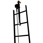 3M DBI-SALA® Lad-Saf™ 30' Vertical Safety System, Galvanized Steel Cable, 6118030