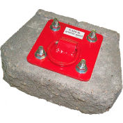 3M Protecta® Concrete Fixed Anchor Plate, 310 Lb. Capacity