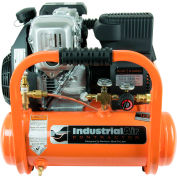 Industrial Air Contractor 4 Gallon Portable Pontoon Air Compressor with 5 HP Honda Gas Engine
