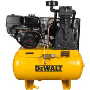 DeWALT® DXCMH1393075, 13HP, Stationary Gas Comp, 30 Gal, 175PSI, 24CFM, Honda, Electric/Recoil