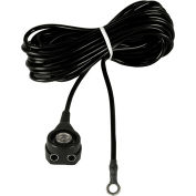 Desco Trustat® Common Point Ground Cord w/ 10 MM Stud, 15' Black Cord