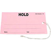 Desco ESD Tags, &quot;Hold&quot;, 2-3/4&quot;L x 5&quot;W, Pink, 100/Pack