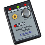 Desco Wrist Strap Tester, 9VDC Battery