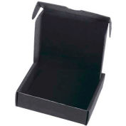 Protektive Pak ESD Shipping & Storage Boxes Without Foam, 7"L x 5"W x 1-1/2"H, Black - Pkg Qty 5