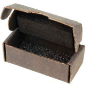 Protektive Pak ESD Component Shipping & Storage Boxes w/ Foam, 2-1/2"L x 1-1/4"W x 1"H, Black - Pkg Qty 10