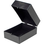 Protektive Pak Velostat Hinged Container, 4023, 2-1/2"L x 3-1/2"W x 1-3/4"H