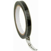 ESD Tape Clear With Symbols 1/2" x 72 Yds 3" Paper Core