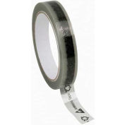 ESD Tape Clear With Symbols 3/4" x 72 Yds 3" Paper Core