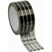 ESD Tape Clear With Symbols 2" x 72 Yds 3" Paper Core