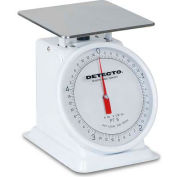 Detecto PT-5 Top Load Scale 5lb x 1/2oz W/ Enamel Finish, 6" Fixed Dial, 5-3/4" Square Platform