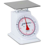 Detecto T-25-KP Top Load Scale 25kg x 100g/ 55lb x 4oz W/ 8" Fixed Dial, 9" x 9" SS Platform