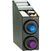 Dispense-Rite® Upright 2 Cup Dispensing Cabinet w/Lid & Straw Organizer