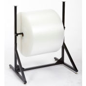Dehnco Roll Stand for 60&quot; Material Width, 300 Lbs Capacity, Black & White