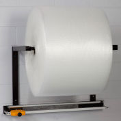 Dehnco Table/Wall Roll Stand for Up To 48" Dia. Roll & 24" Material Width, 600 Lbs Capacity, Black