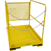 DPI 36"L x 48"W Work Platform W/ Chain Gate Kit, 1000 Lb. Cap. - MP-17CG