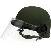 Paulson DK5 Series Riot Face Shield, Non-Ballistic, Polycarbonate, Clear, 17" x 6" - DK5-H.150HM