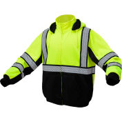 GSS Safety Class 3 Teflon Protection Heavy Weight Sweatshirt w/Segment Tape-XL