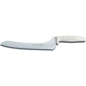 Dexter Russell 13583 - Scalloped Offset, Sandwich Knife, High Carbon Steel, White Handle 9"L