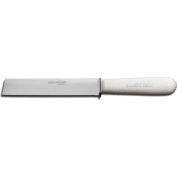 Dexter Russell 09463 - Vegetable/Produce Knife, High Carbon Steel, Stamped, White Handle, 6"L