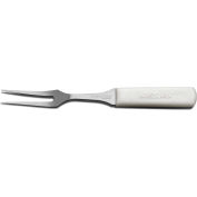 Dexter Russell 14473 - Fork, Heavy Duty High Carbon Steel, White Handle, 9"L
