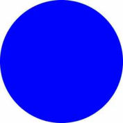 1-1/2" Dia. Round Paper Labels, Dark Blue, Roll of 500