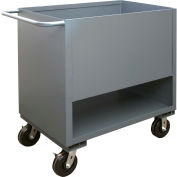 Durham Mfg.® 4 Sided Utility Bulk Truck 4SLT-2436-2K-95 with Raised Deck 2000 Lb. Cap.