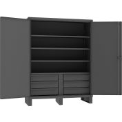 Global Industrial™ Heavy Duty Cabinet W/ Drawers 12-Gauge, 60"W x 24"D x 78"H