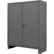 Global Industrial Heavy Duty Combination Cabinet w/ 5 Shelves & Hanger Bar, 48"W x 24"D x 78"H