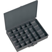 Durham Steel Scoop Compartment Box 227-95 - 17 Compartment, 13-3/8x9-1/4x2 - Pkg Qty 6