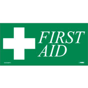 First Aid Label - Green
