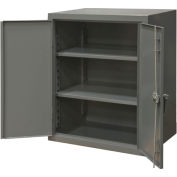 Global Industrial™ 12 Gauge Heavy Duty 48" W x 24" D x 42" H Counter High Cabinet, Gray