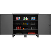Global Industrial™ 12 Gauge Heavy Duty 72" W x 24" D x 66" H Cabinet, Gray