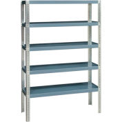 Durham HDS-244872-95 Extra Heavy Duty/Open Shelving 48" x 24" x 72", 5 Shelf, Gray