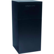 dVault Deposit Vault Mailbox and Parcel Drop DVCS0020 - Free Standing - Rear Access - Black