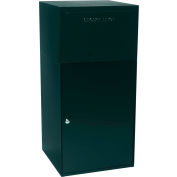 dVault Collection Vault Mailbox and Parcel Drop DVCS0023 - Free Standing - Front Access - Black