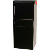 dVault Parcel Protector Vault Mailbox and Parcel Drop DVU0050 - Rear Access - Black