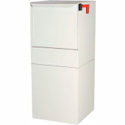 dVault Parcel Protector Vault Mailbox and Parcel Drop DVU0050 - Rear Access - White