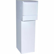dVault Thru-Wall Package Drop Vault Plus DVWM0062SA w/Bottom Hold Rear Access - White