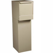 dVault Thru-Wall Package Drop Vault Plus DVWM0062SA w/Bottom Hold Rear Access - Sand