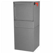 dVault Parcel Protector Vault Mailbox and Parcel Drop DVU0050 - Rear Access - Gray
