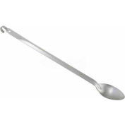 Winco BHKS-21 Solid Basting Spoon With Hook, 21"L, Stainless Steel - Pkg Qty 6