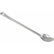 Winco BSOT-18 Solid Basting Spoon, 18"L, Stainless Steel - Pkg Qty 12