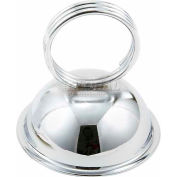 Winco MH-2 Ring Clip Menu Holder, 5-1/2"W, 2-1/8"H, Stainless Steel - Pkg Qty 10