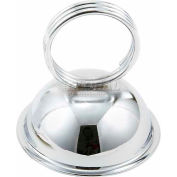 Winco MH-2 Ring Clip Menu Holder, 5-1/2"W, 2-1/8"H, Stainless Steel - Pkg Qty 10