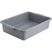 Winco PL-5G Dish Box, Gray, 20" x 15" x 5" - Pkg Qty 12
