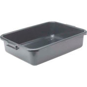 Winco PL-5K Dish Box, Black, 20" x 15" x 5" - Pkg Qty 12