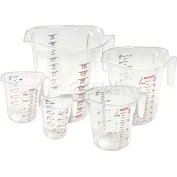 Winco PMCP-200 Measuring Cup, Polycarbonate, 2-Quart, Clear